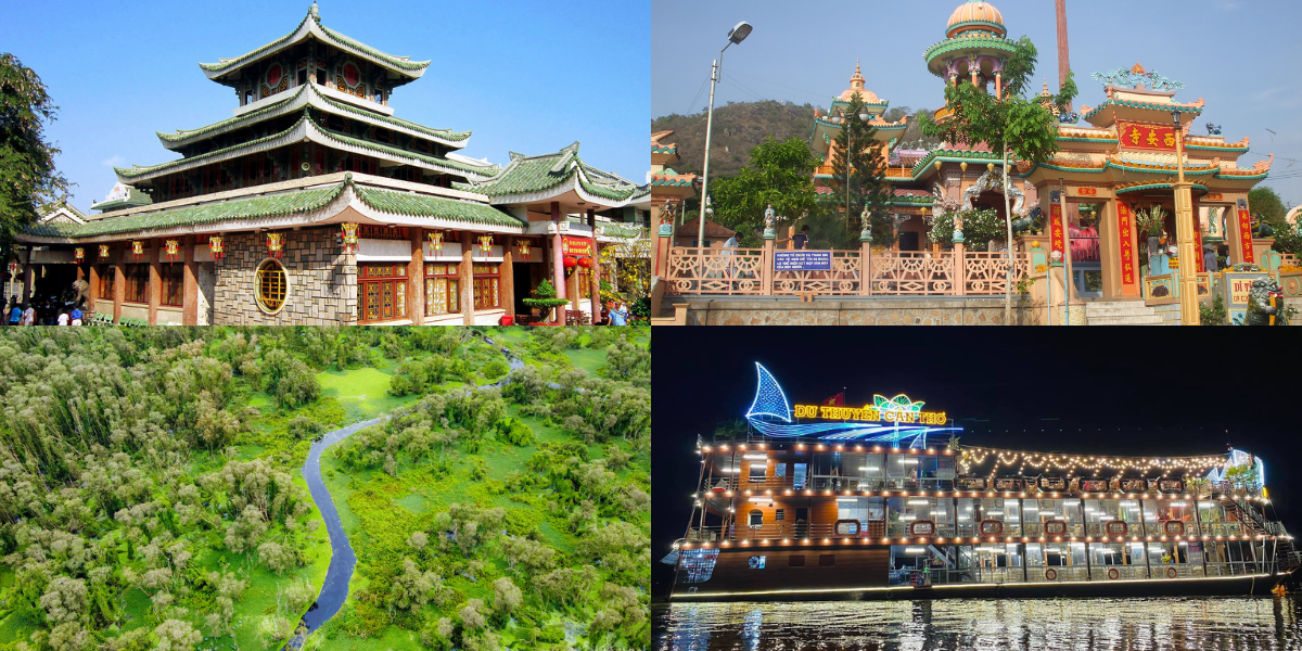 Tour  Mỹ Tho - Cần Thơ - Sóc Trăng - Cà Mau