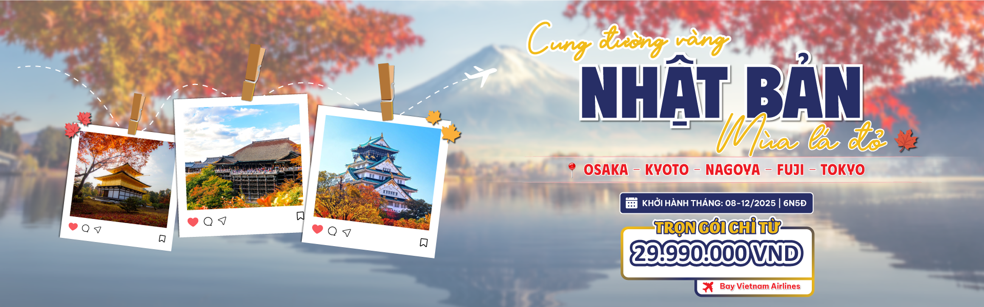 Nhật Bản mùa thu, Fresh Travel 