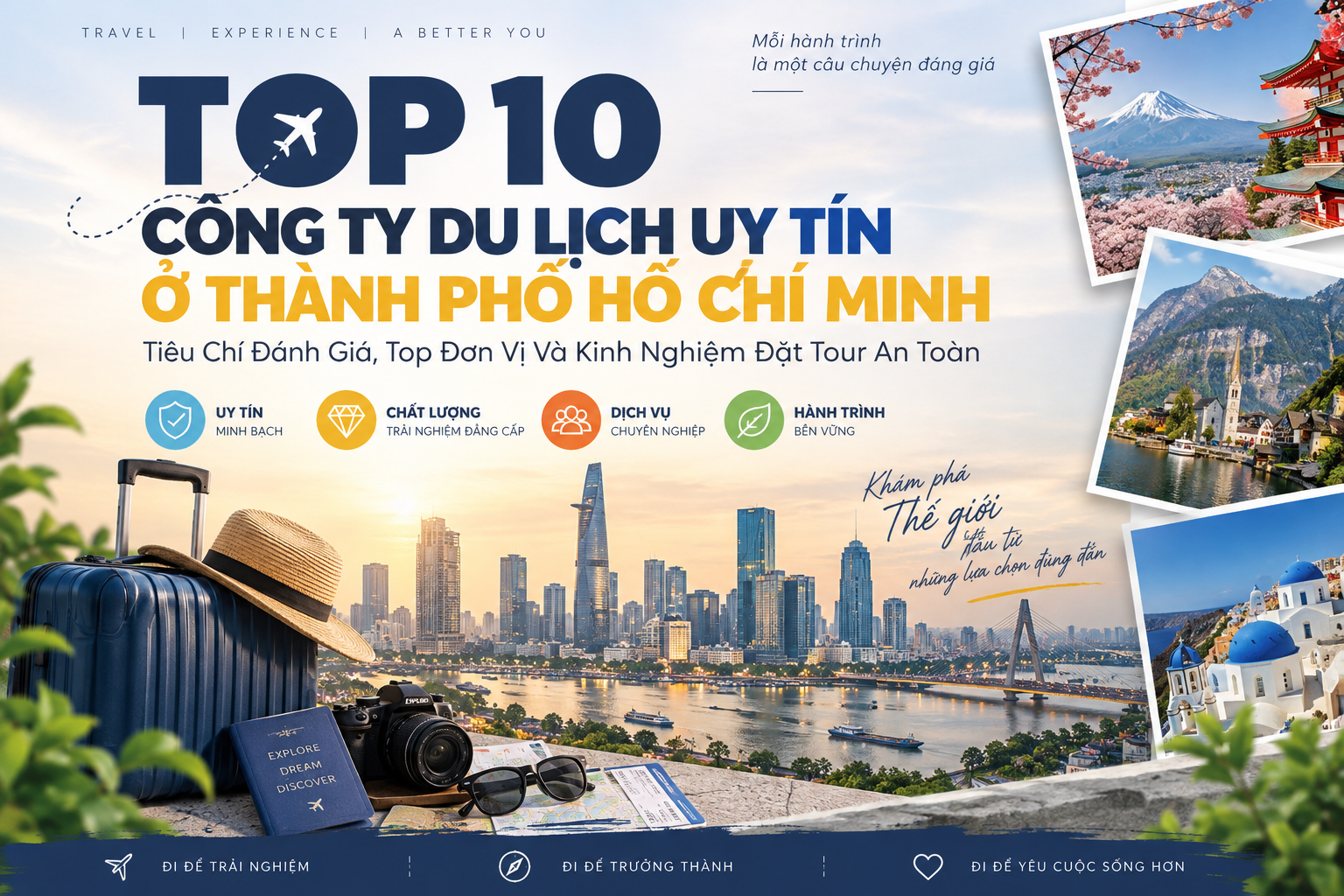 Top 10 Công Ty Du Lịch Uy Tín Ở Thành Phố Hồ Chí Minh 2026 - Tiêu Chí Đánh Giá, Top Đơn Vị Và Kinh Nghiệm Đặt Tour An Toàn