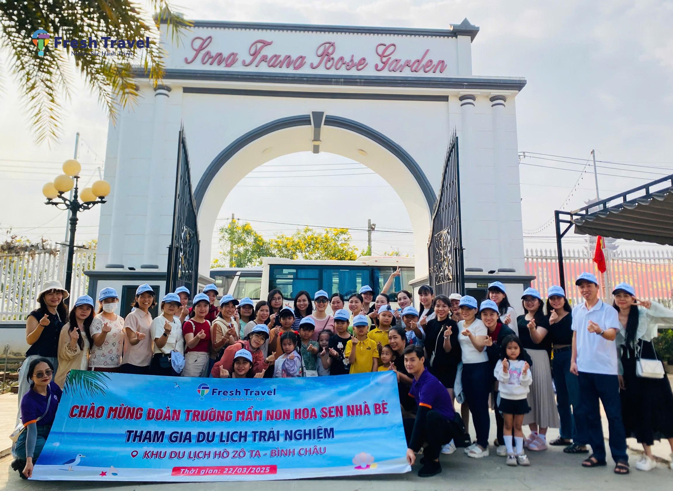Đoàn Trường Mầm non Hoa Sen - Du lịch Bình Châu - [22/03/2025] - Tour khách đoàn Fresh Travel