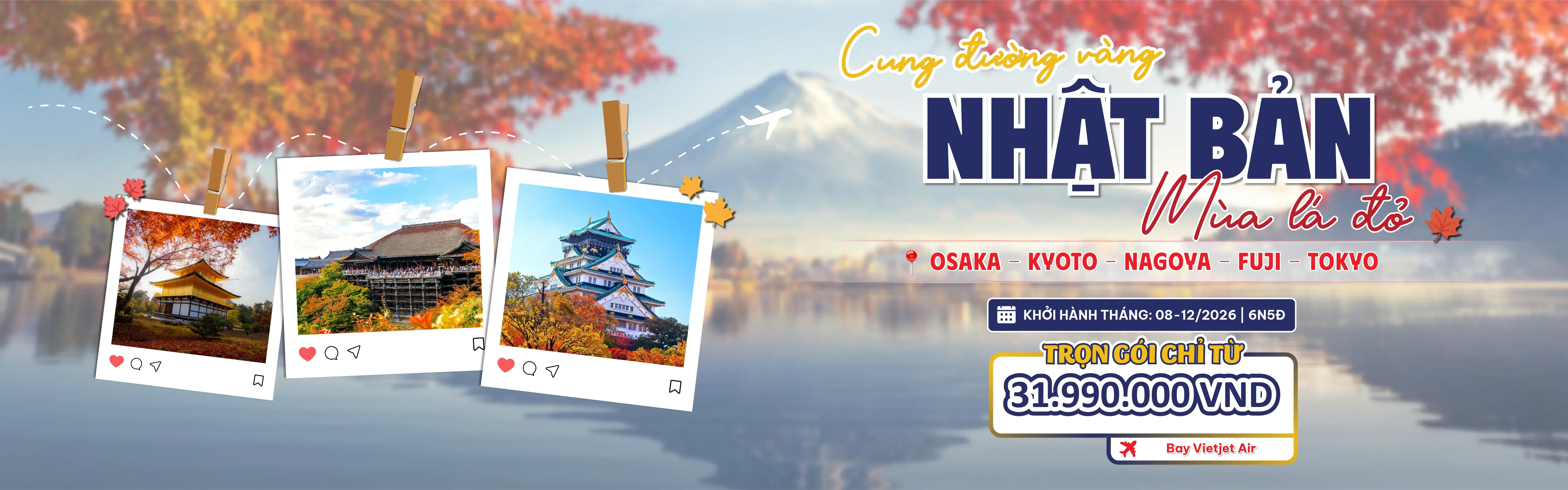 Tour Du Lịch Nhật Bản Mùa Thu