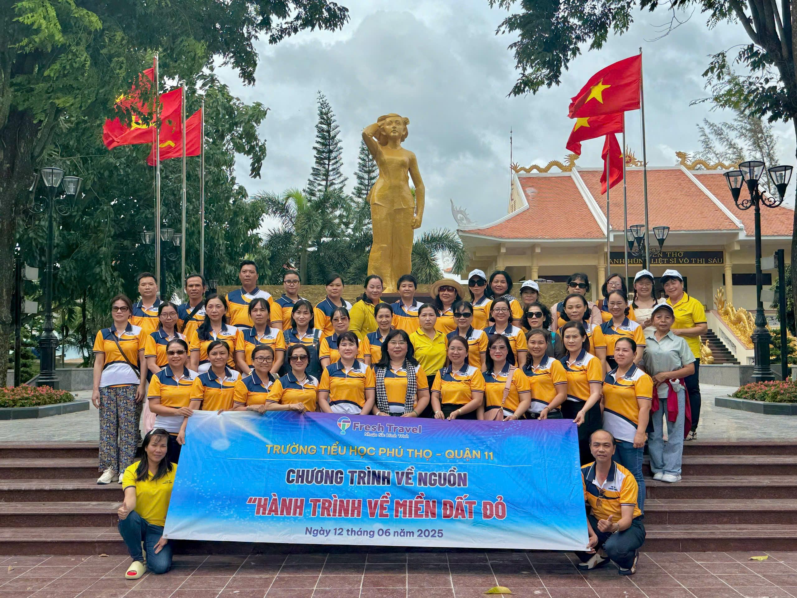 Đoàn Trường Tiểu học Phú Thọ - Hành trình về miền Đất Đỏ - [15/06/2025] - Tour khách đoàn Fresh Travel