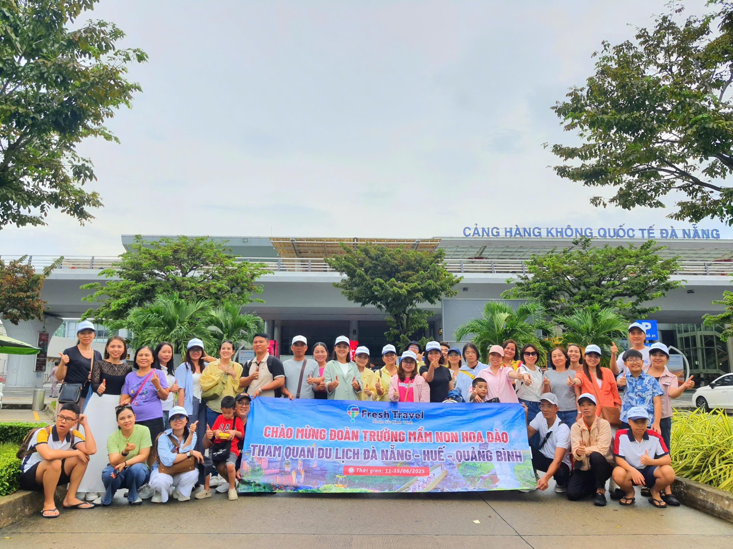 Đoàn Trường Mầm non Hoa Đào - Du lịch Miền Trung 6N5Đ - [11-15/06/2025] - Tour khách đoàn Fresh Travel