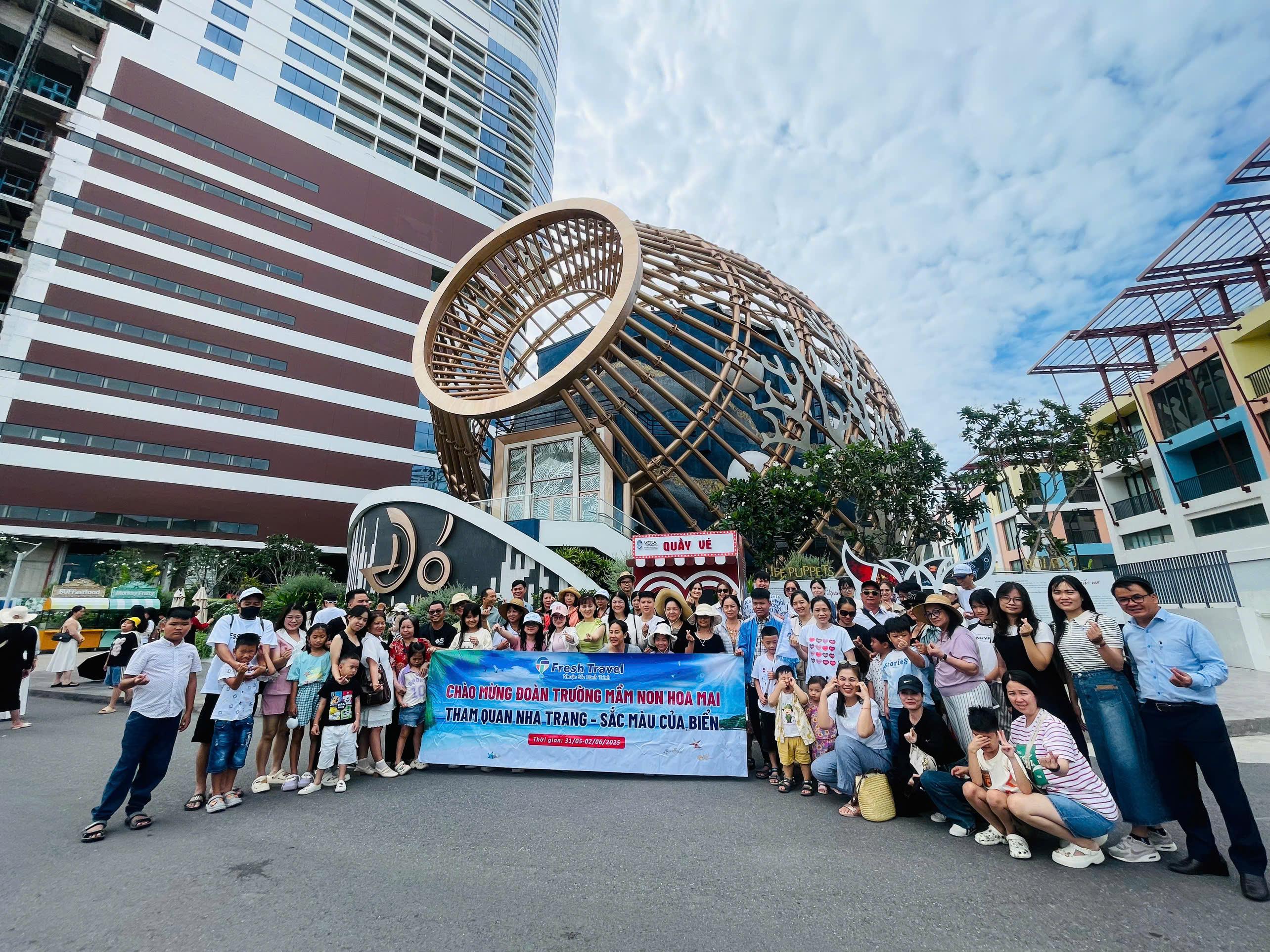 Đoàn Trường mầm non Hoa Mai - Tham quan Nha Trang 3N2Đ - [31/05-02/06/2025] - Tour khách đoàn Fresh Travel