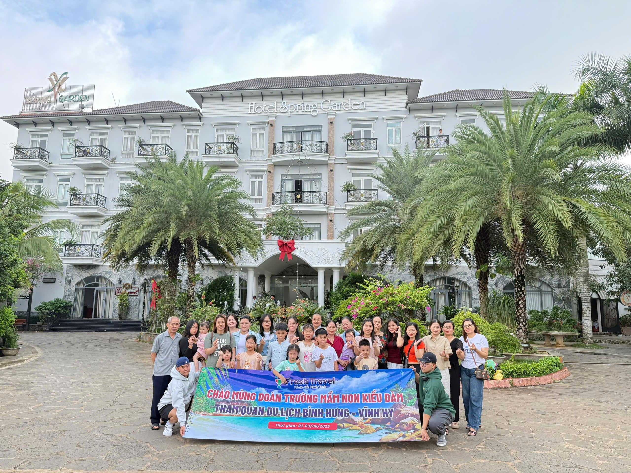Đoàn Trường Mầm non Kiều Đàm - Du lịch Vĩnh Hy 3N2Đ - [01-03/06/2025] - Tour khách đoàn Fresh Travel