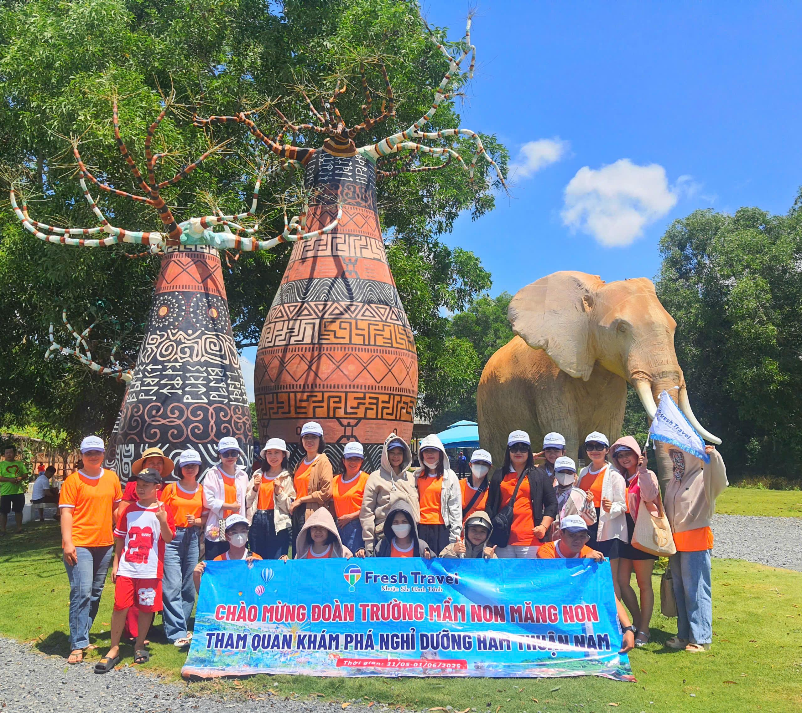 Đoàn Trường mầm non Măng Non - Du lịch Hàm Thuận Nam 2N1Đ - [31/05-01/06/2025] - Tour khách đoàn Fresh Travel