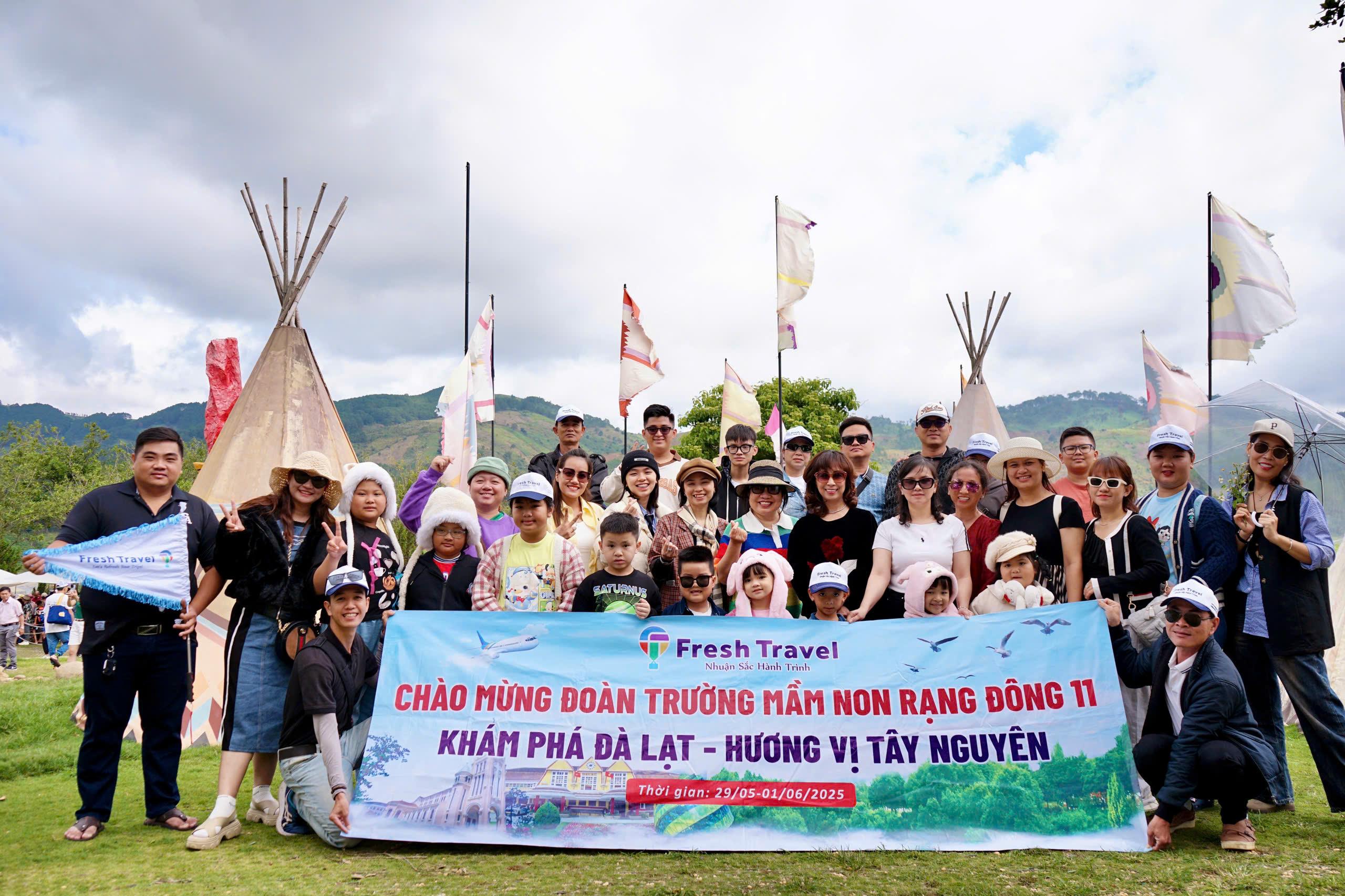 Đoàn Trường mầm non Rạng Đông 11 - Khám phá Đà Lạt 4N3Đ - [29/05-01/06/2025] - Tour khách đoàn Fresh Travel