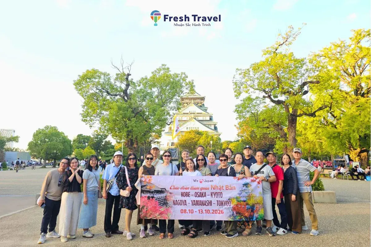 Đoàn Nhật Bản - [08/10/2026] - Tour khách đoàn Fresh Travel