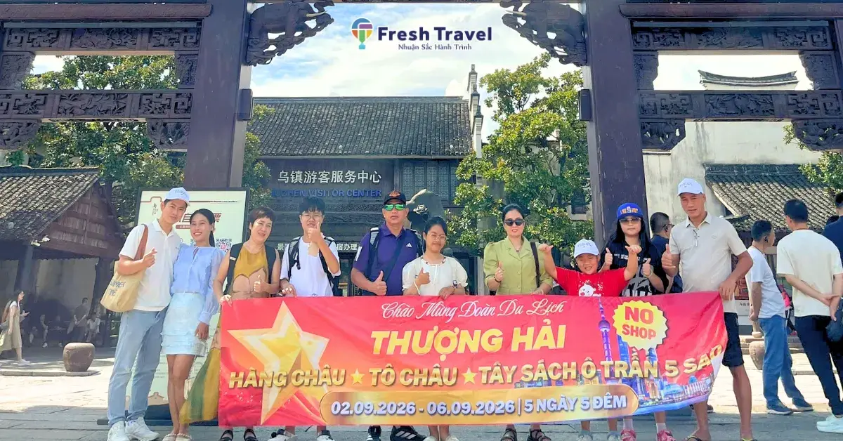 Đoàn Thượng Hải  - [02/09/2026] - Tour khách đoàn Fresh Travel